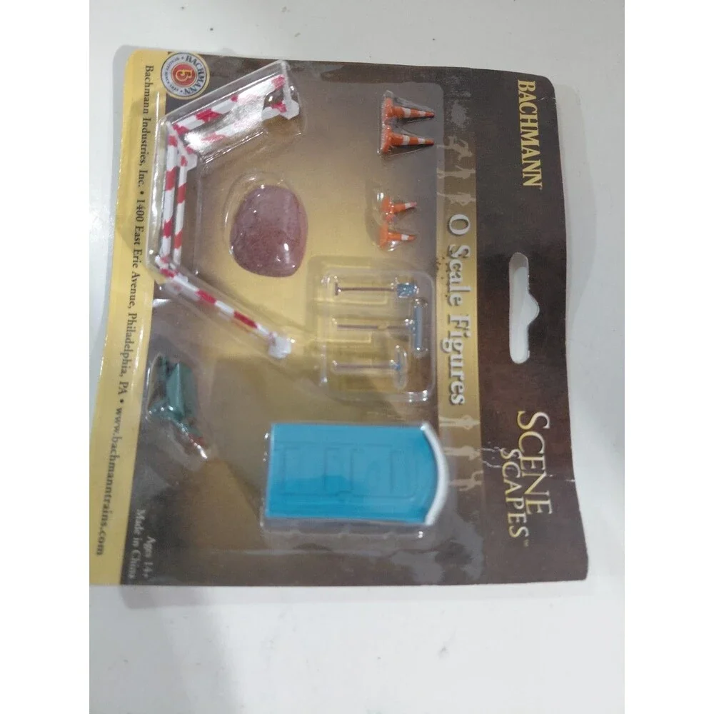 NIP Bachmann Scene Scapes O Gauge Model Railroad Building Site Accessories